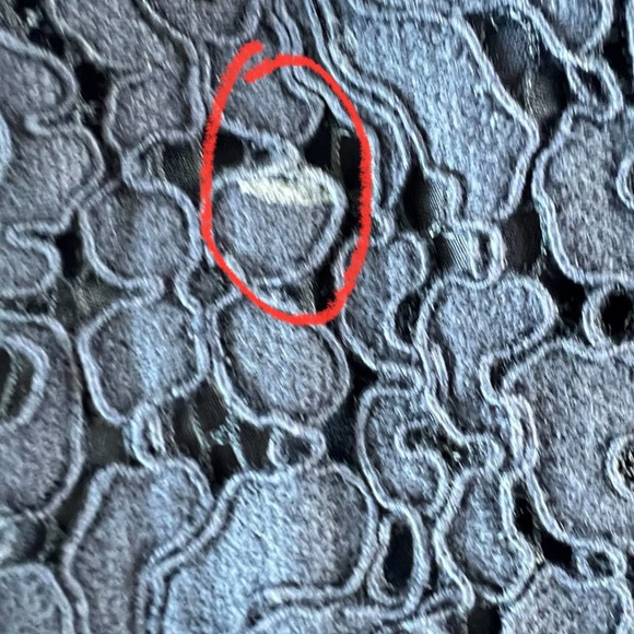 REVOLVE Bardot Solange Lace Dress in French Navy NWOT - Picture 10 of 15